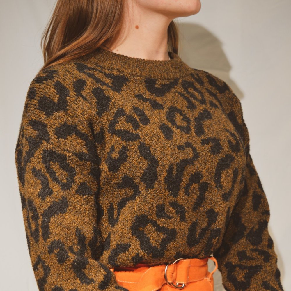 Leopard Print Sweater